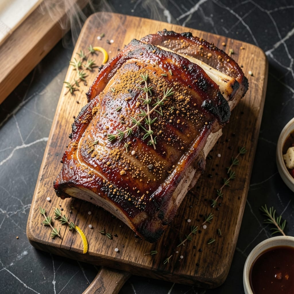 Barbecue Rib Roast Recipe: Slow-Roasted Smoky Grandeur