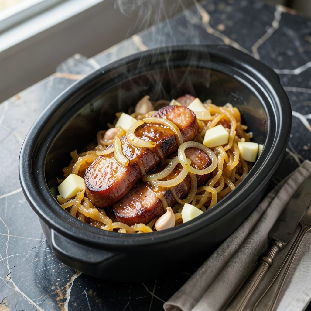 Sausage and Sauerkraut Recipe Crock Pot: Hands-Off German-Style Feast