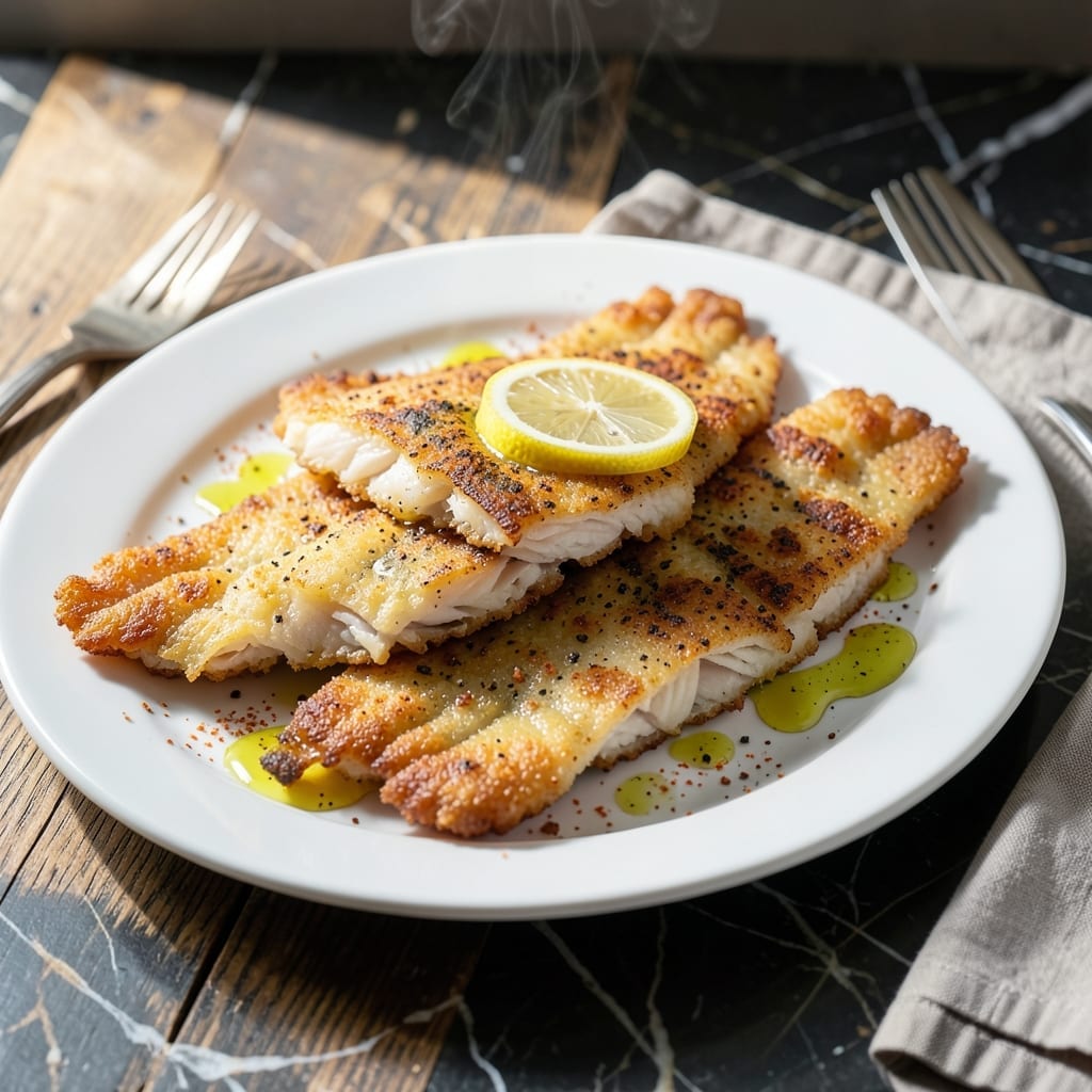 Recipe for Fried Flounder Fillets: Light Beer Batter for Extra Crispiness