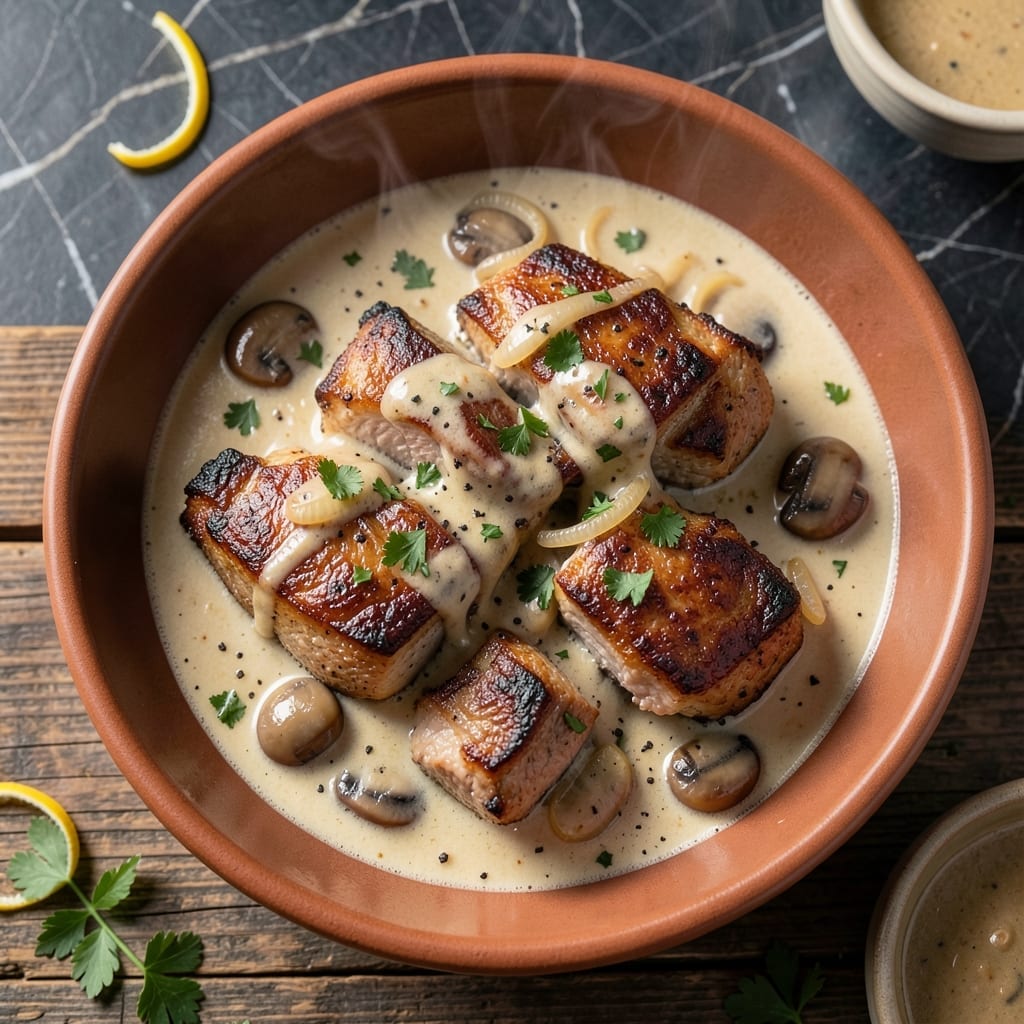 Slow Cooker Pork Chop Recipe With Cream Of Mushroom Soup: Set-And-Forget Savory Comfort