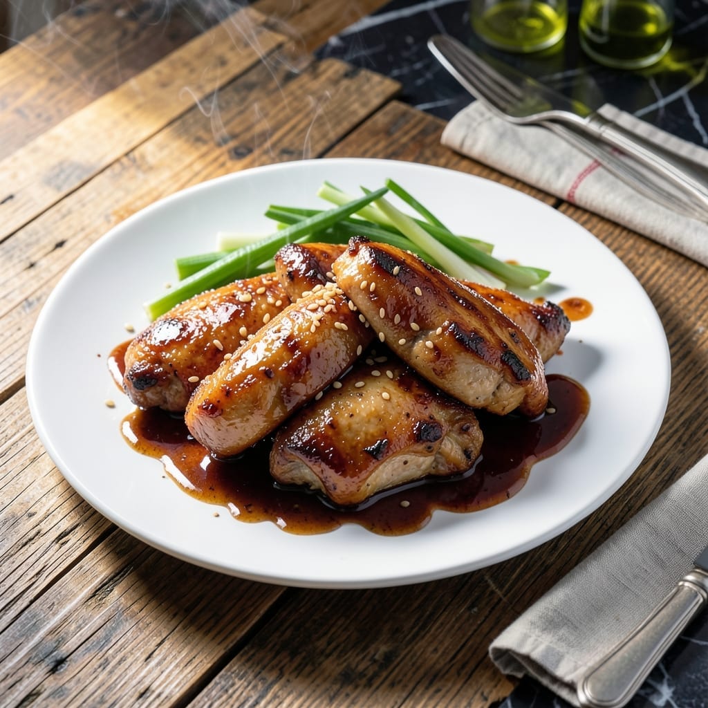 Yoshida's Teriyaki Chicken Recipe: Sweet and Savory Glaze with Grill Marks