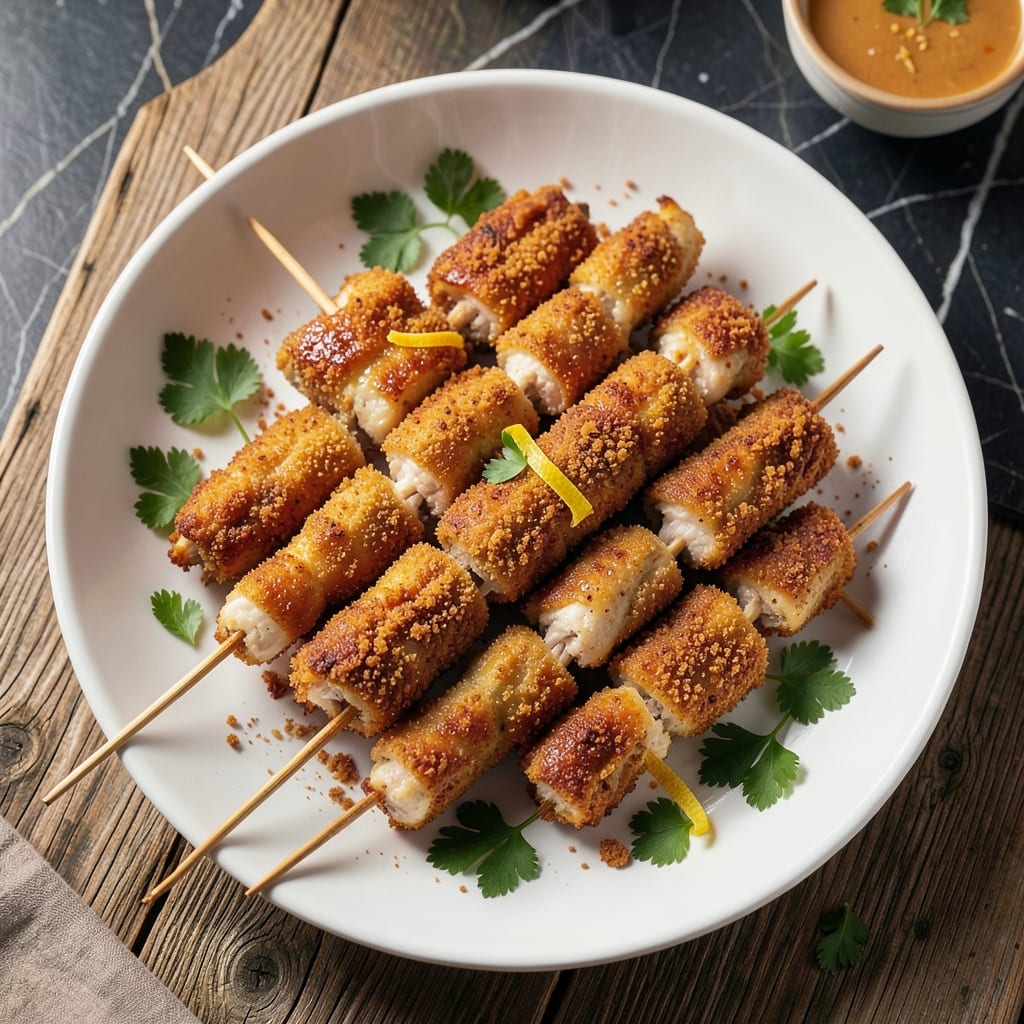 Fried Chicken On A Stick Recipe: Crunchy Portable Bites