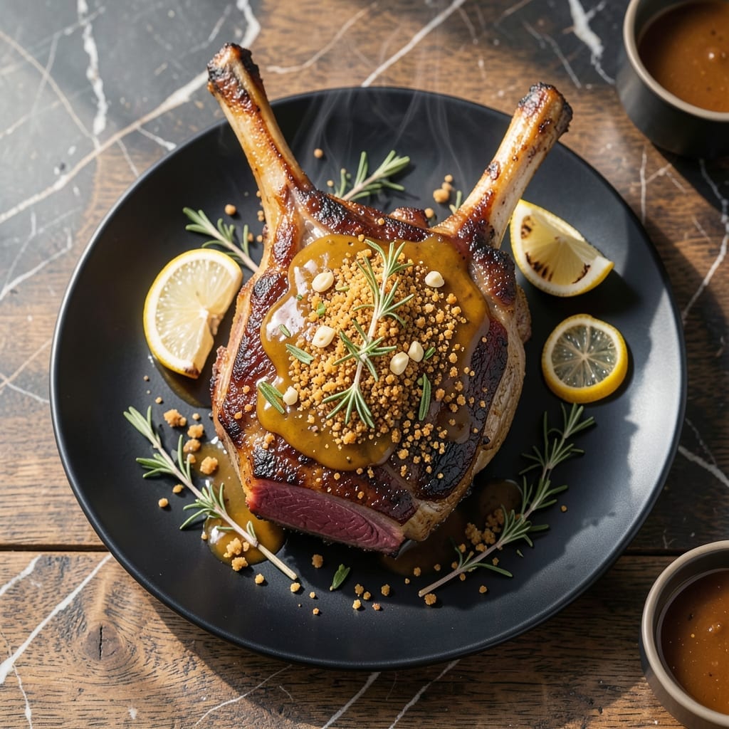 Oven Roasted Rack of Lamb Recipe: Herb-Crusted Elegance With Rosy Centers