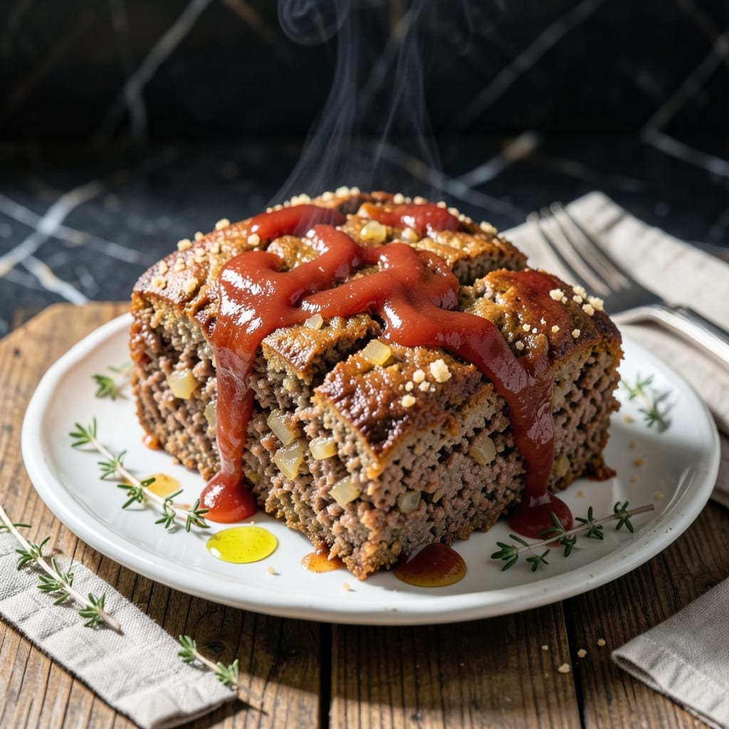 Meatloaf Recipe Ground Beef: Savory Glaze with Moist Texture Meatloaf Recipe Ground Beef: Savory Glaze with Moist Texture