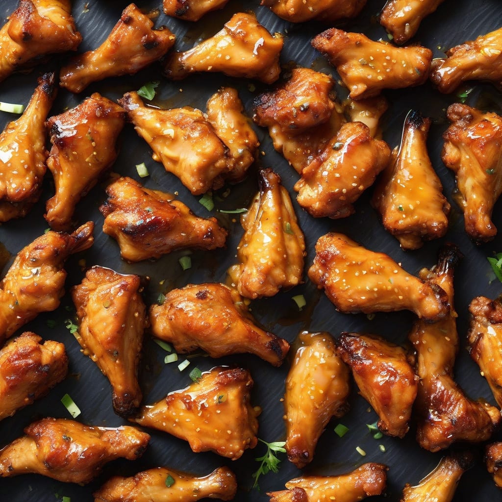 spicy honey mustard chicken wings