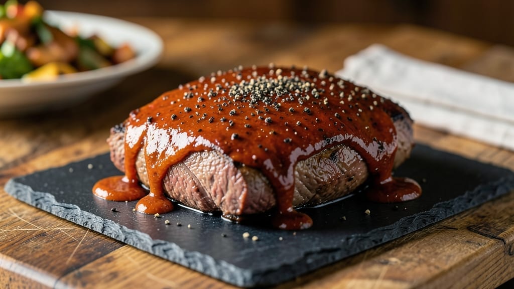 Beef Brisket With Chili Sauce Recipe: Slow-Smoked Richness and Tangy Kick