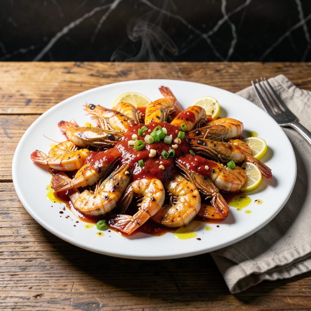 Filipino Shrimp Recipe With Ketchup: Sweet-Tangy Glaze Over Plump Shrimp