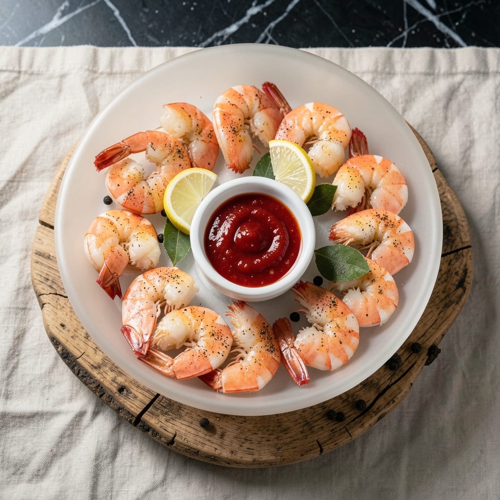 Boiled Shrimp Cocktail Recipe: Ice-Cold Elegance With Zesty Kick