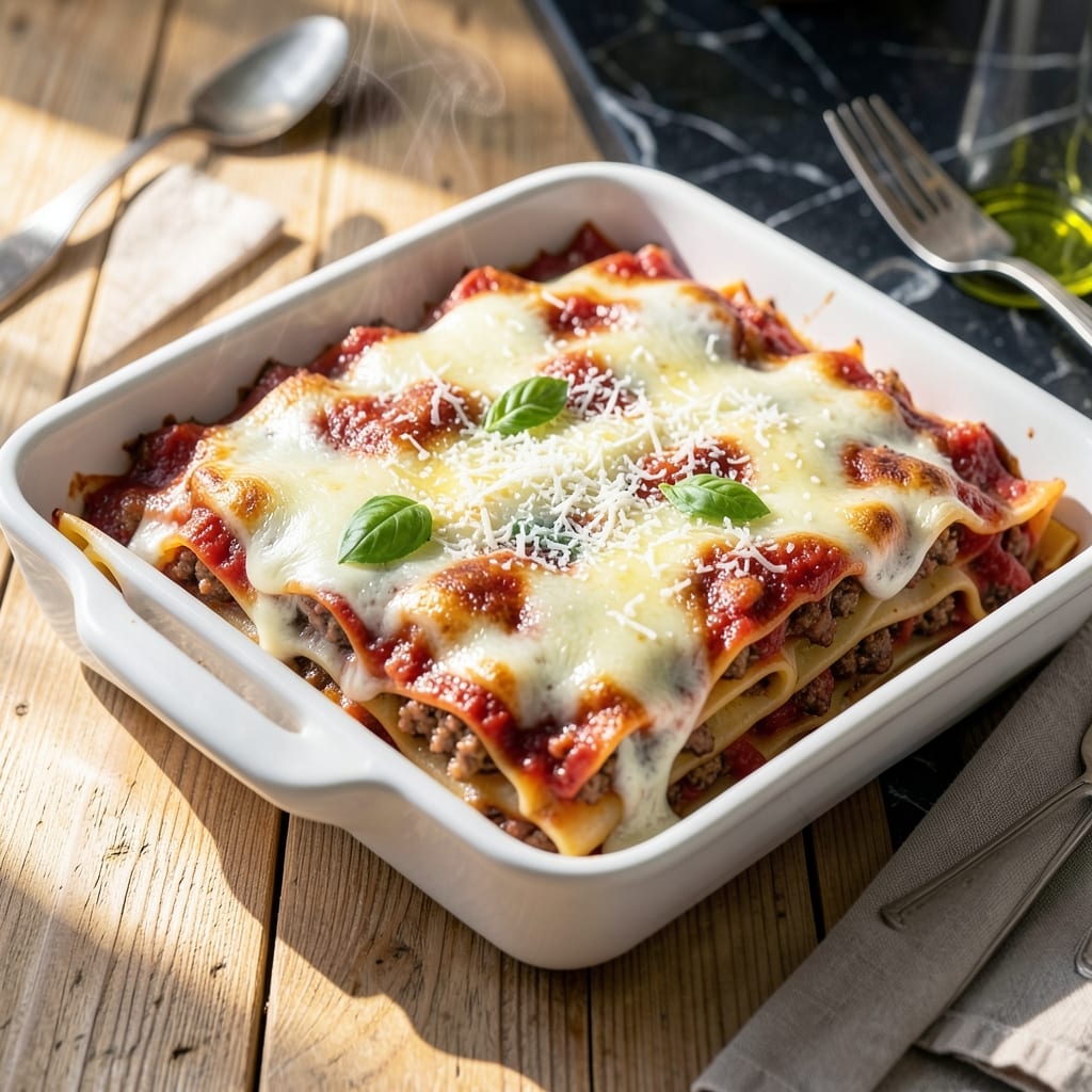 Lasagna Recipe With Cream Cheese and Ricotta: Ultra Creamy Layers Without the Boil