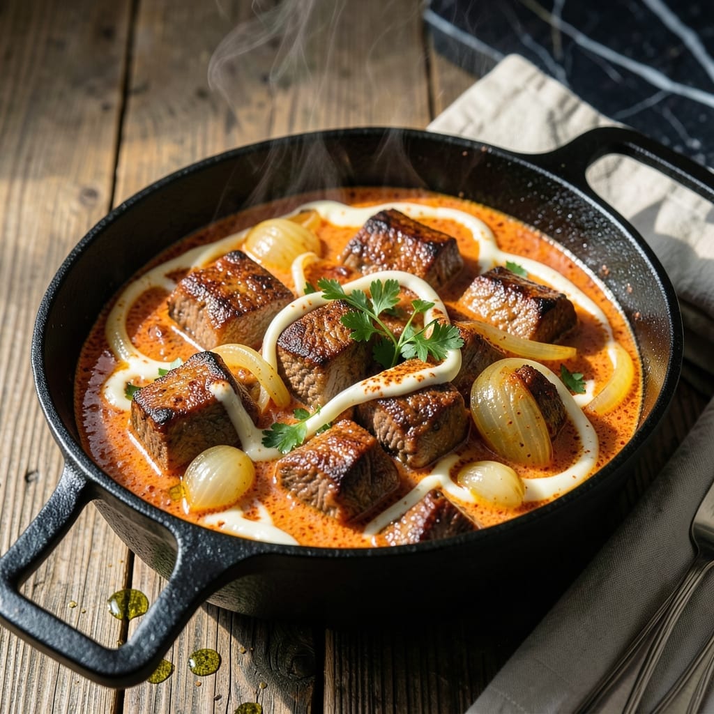 Goulash Recipe With Cream: Hungarian-Style Richness in Every Bite
