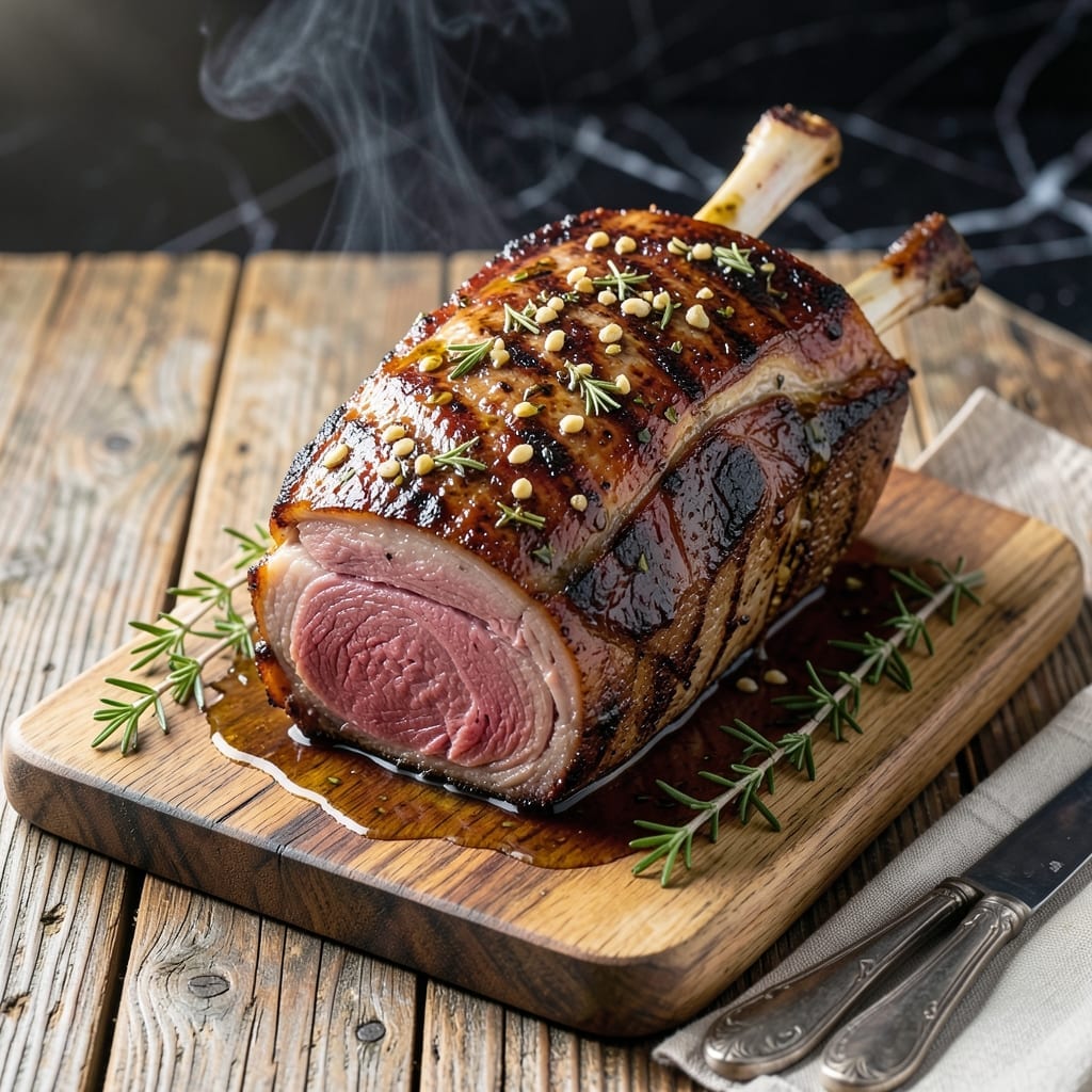 Standing Rib Roast Recipe Grill: Fire-Kissed Crust and Rosy Center