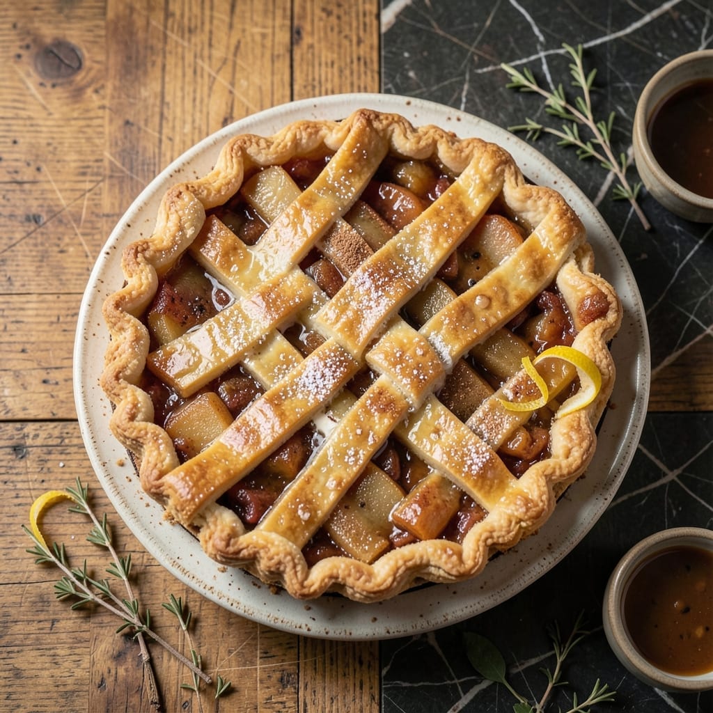 Apple Pie Recipe With Canned Apples: Flaky Crust With Spiced Filling
