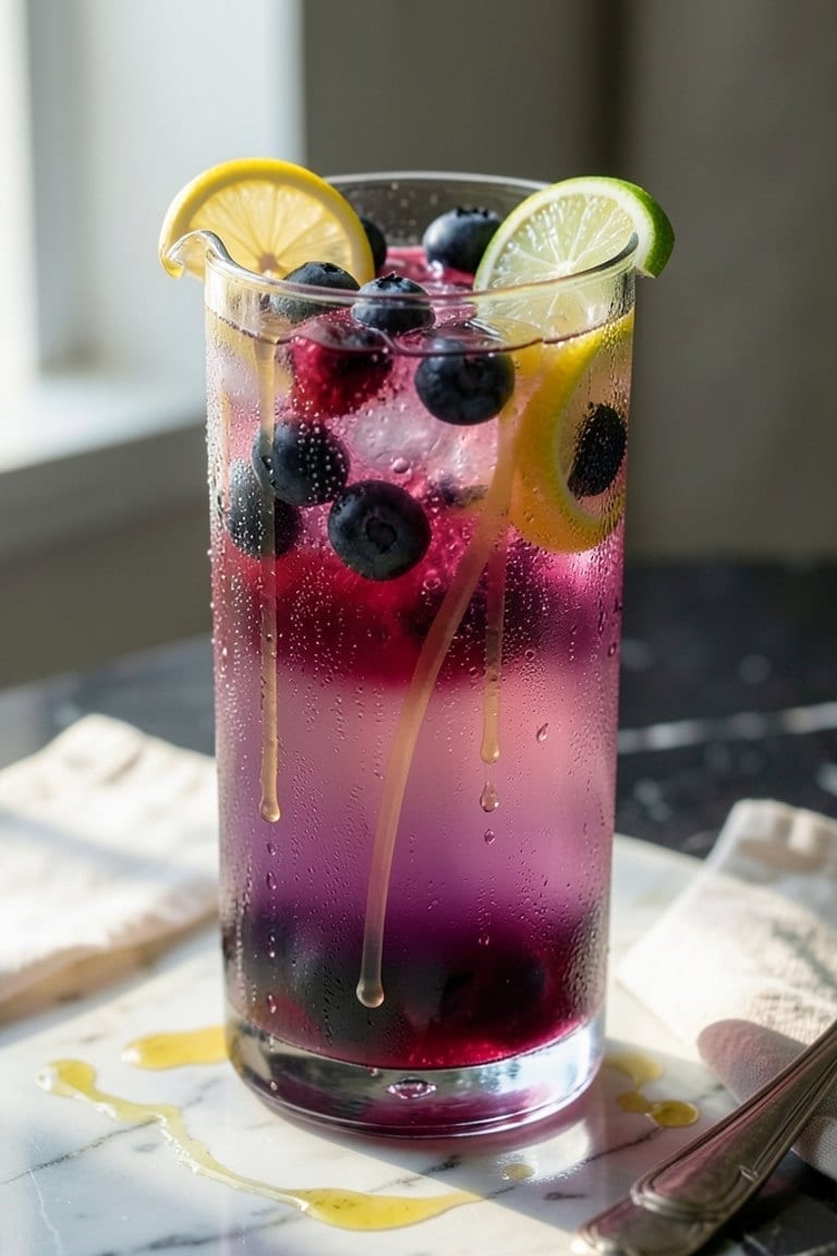Purple Fizzy Drink Recipe for Weight Loss: Sparkling Citrus Metabolism Boost