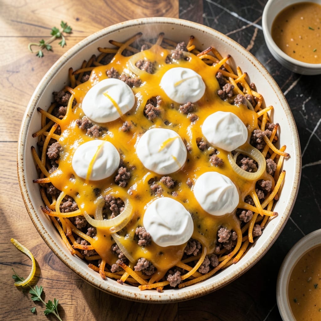 Hash Brown Casserole Recipe With Ground Beef: Cheesy Layers With Hearty Flavor