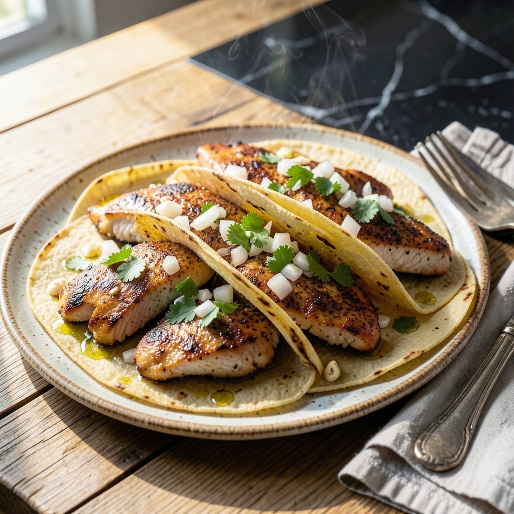 Recipe For Chicken Tacos With Taco Seasoning: Weeknight Fiesta in 20 Minutes