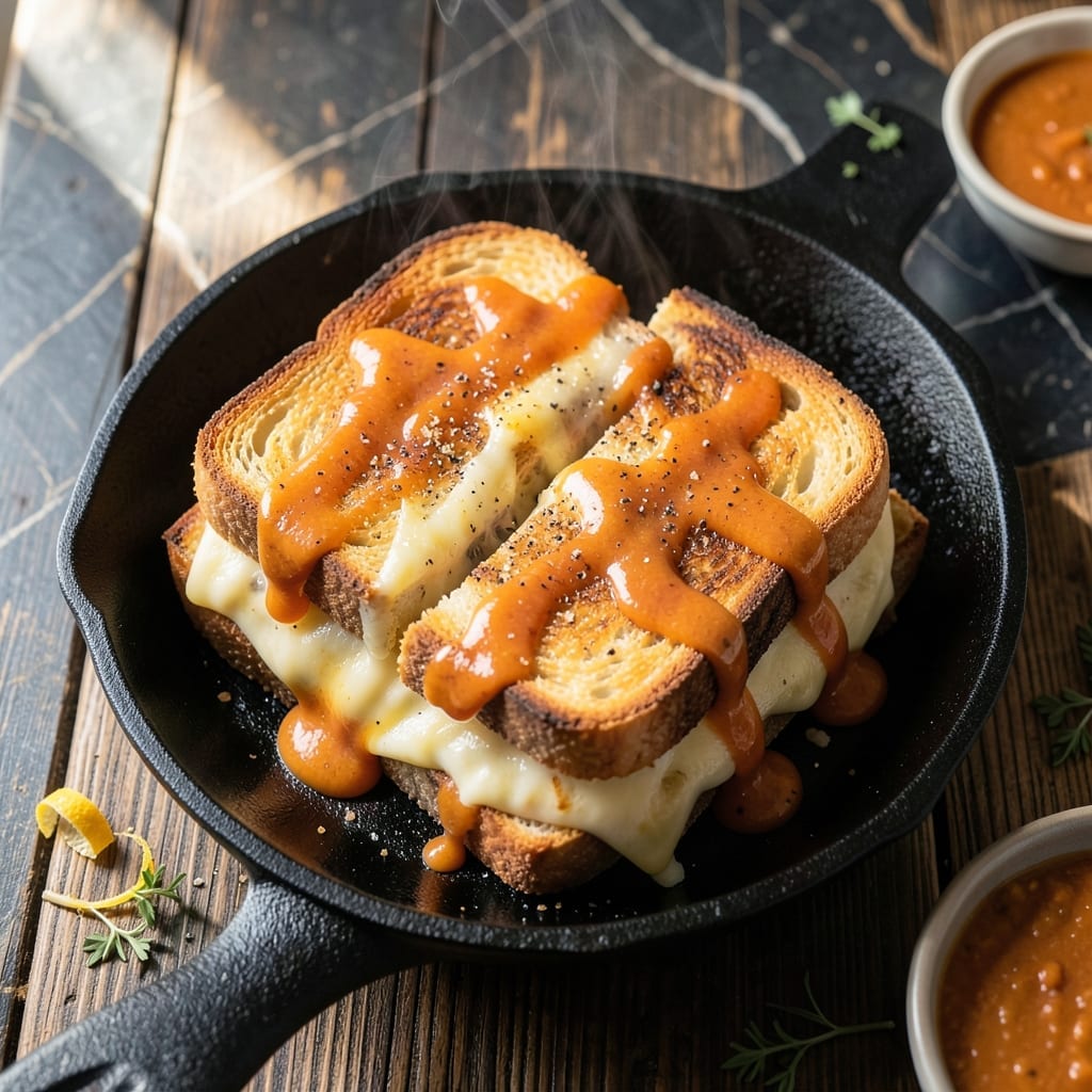 Buffalo Grilled Cheese Recipe: Spicy Kick With Melty Layers
