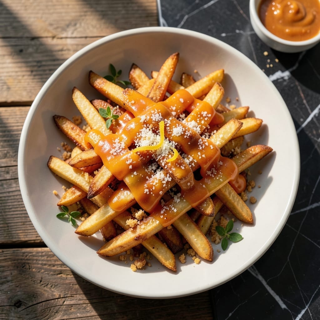 Grilled Cheese Fries Recipe: Crispy Cheese-Coated Potato Sticks
