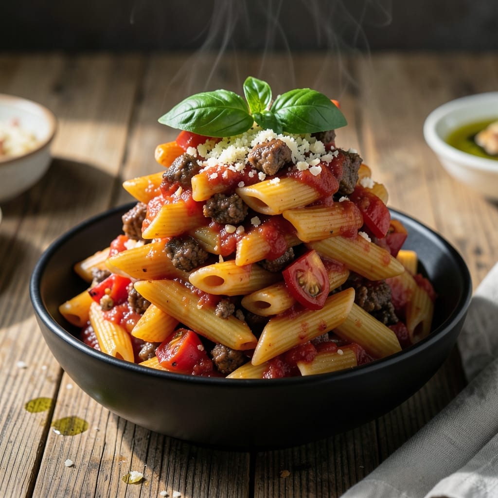Hamburger Helper Tomato Basil Penne Recipe: One-Pot Weeknight Comfort