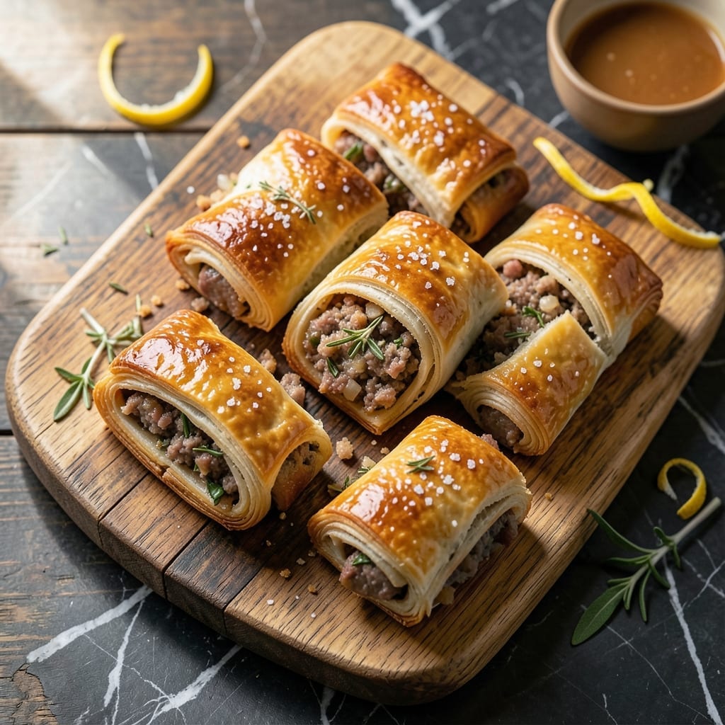 Australian Sausage Rolls Recipe: Golden Puff Pastry With Spiced Meat