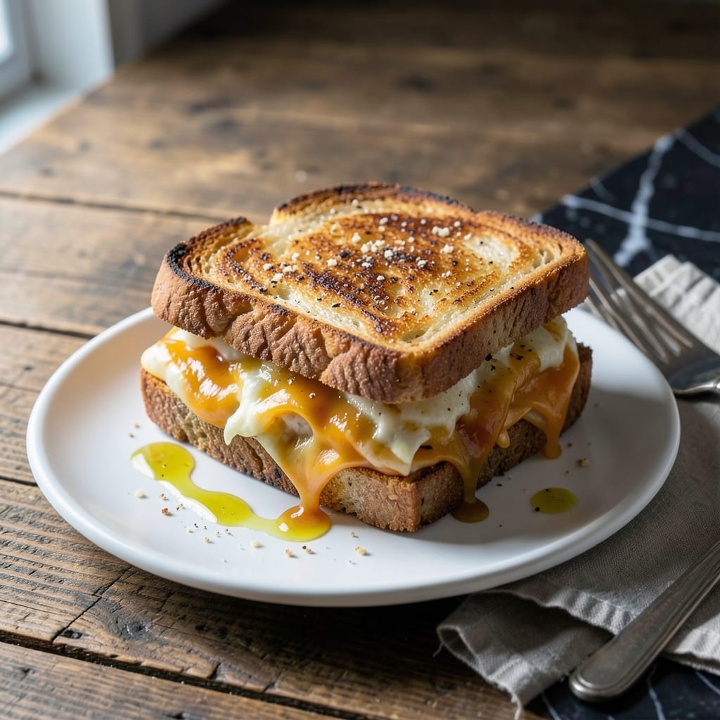 Air Fried Grilled Cheese Recipe: Crispy Bread With Gooey Centers
