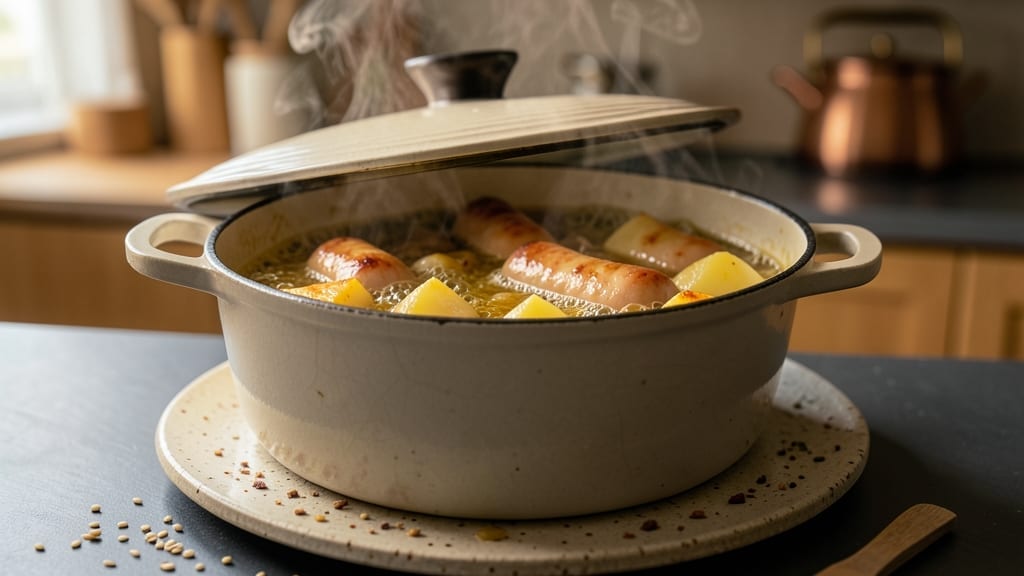 German Smoked Sausage and Potato Stew