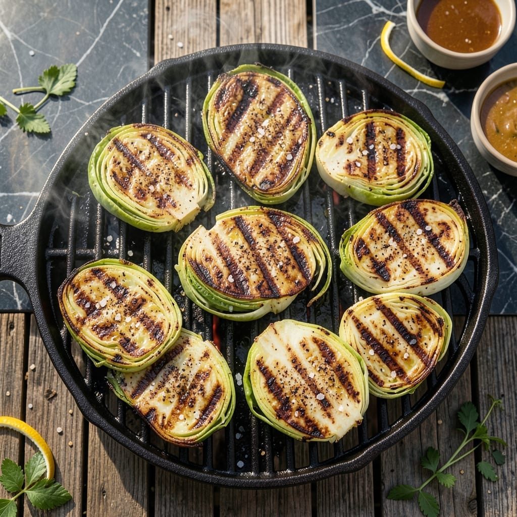 Cabbage Steak Recipe on Grill: Smoky Char With Crispy Edges