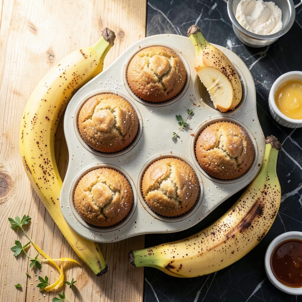 Banana Muffin Recipe With Two Bananas: Moist Crumb and Perfect Sweetness