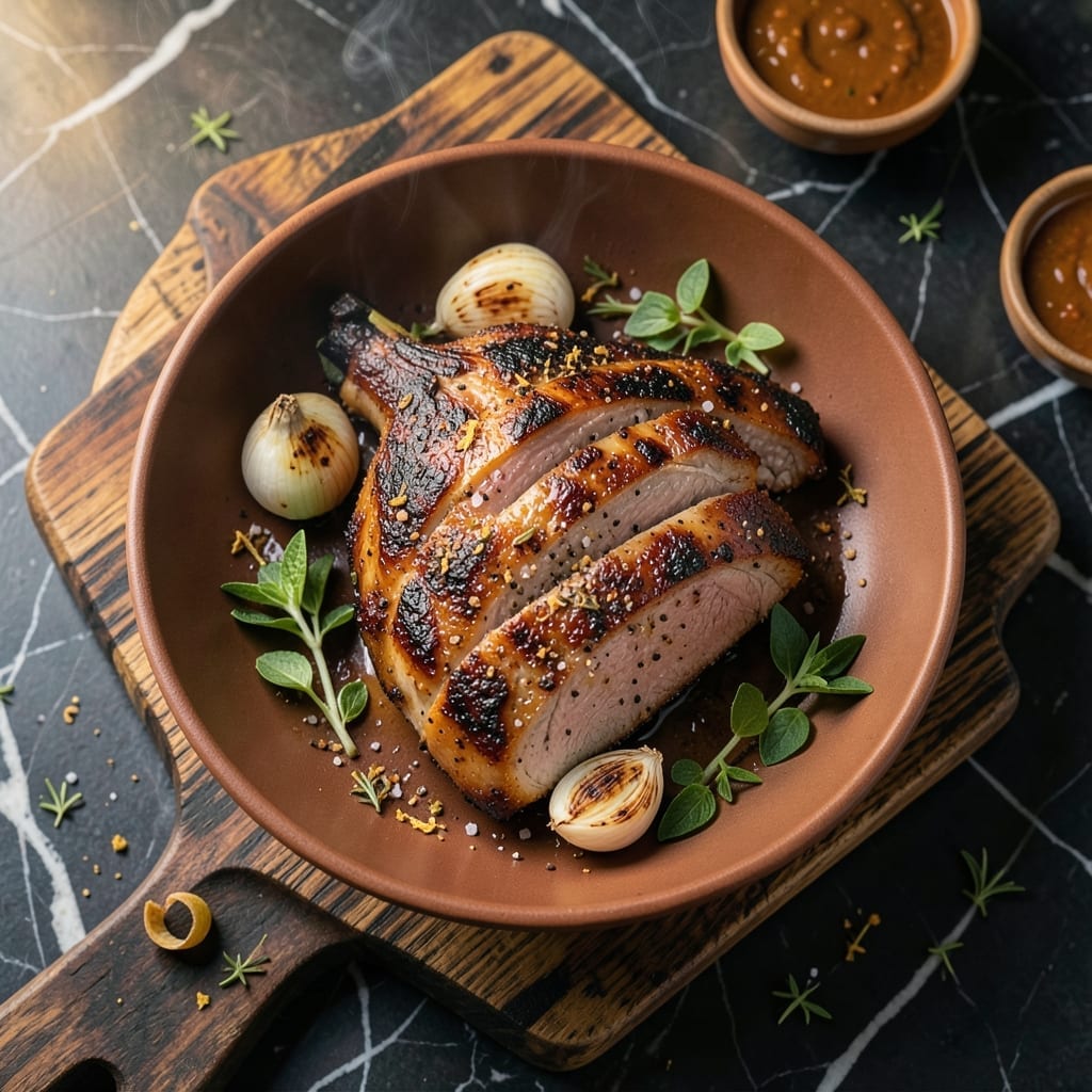 Grilled Pork Neck Recipe: Smoky Char With Herb-Infused Juiciness
