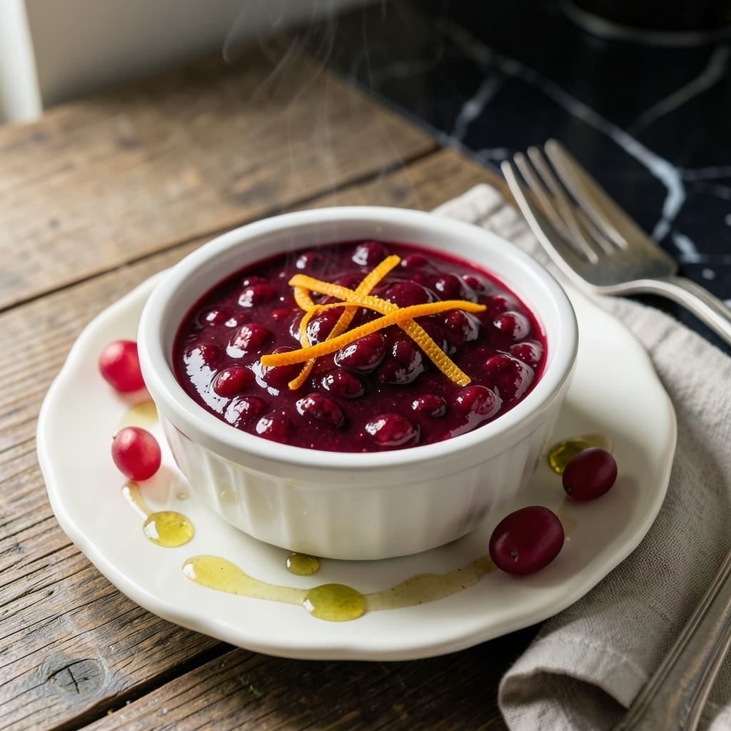 Cranberry Sauce Recipe With Less Sugar: Natural Sweetness From Orange Zest