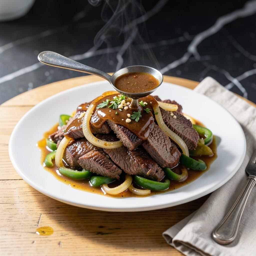 Italian Beef Recipe With Deli Roast Beef: Sandwich Shop Flavor at Home Italian Beef Recipe With Deli Roast Beef: Sandwich Shop Flavor at Home