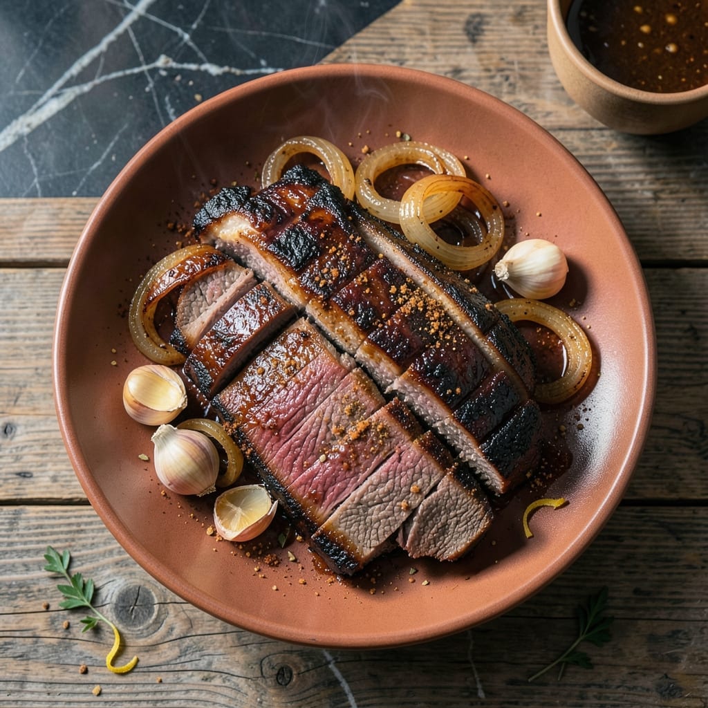 Barbecued Corned Beef Brisket Recipe: Beer-Braised with Spiced Rub