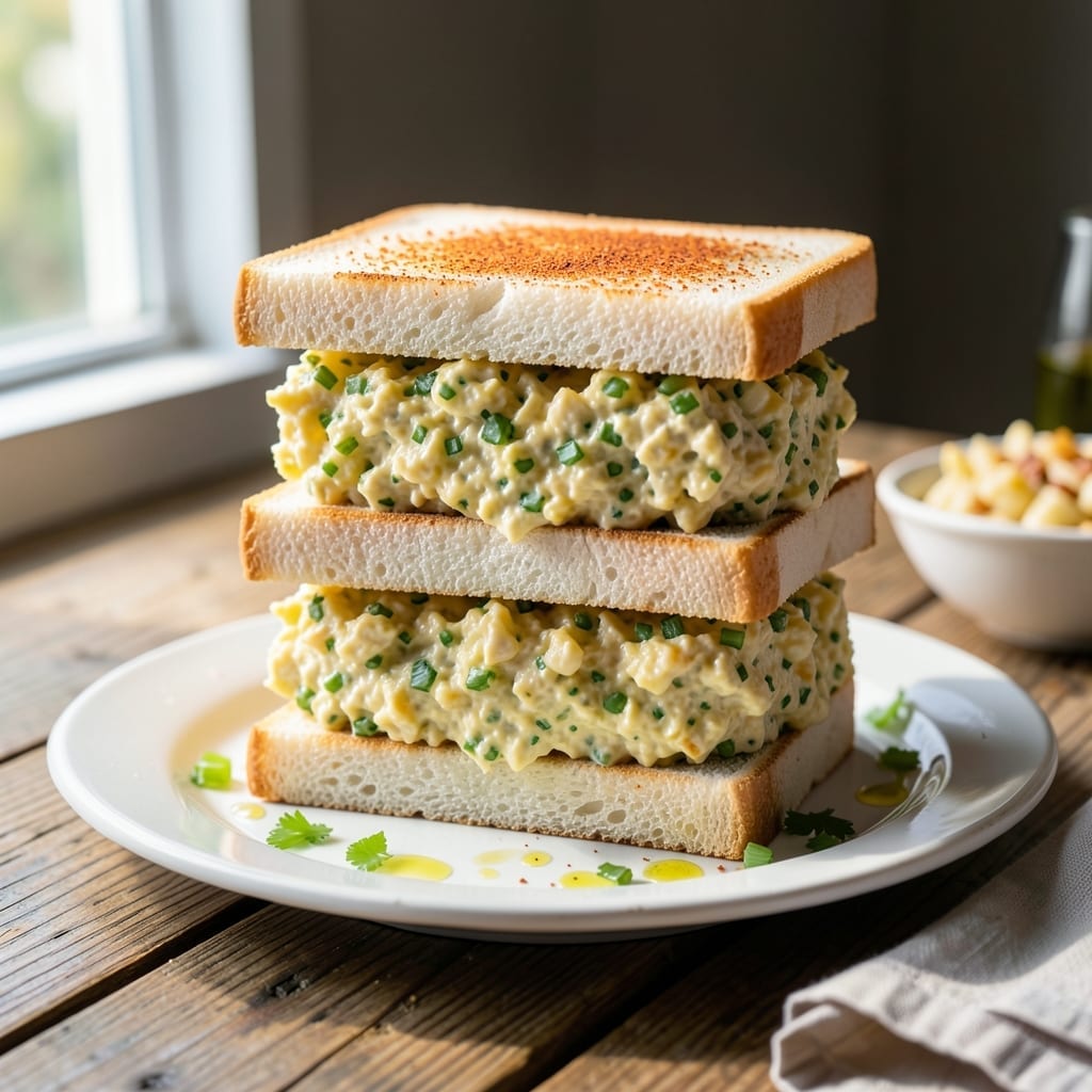 Egg Salad Sandwich Recipe With Relish: Bright Zing in Every Bite