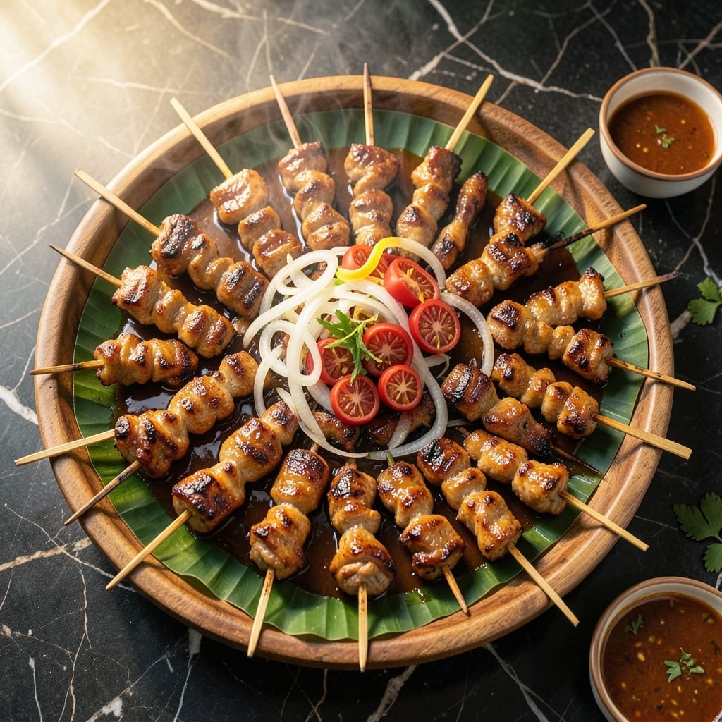 Panlasang Pinoy Pork Barbecue Recipe: Sticky Molasses Glaze on Skewers
