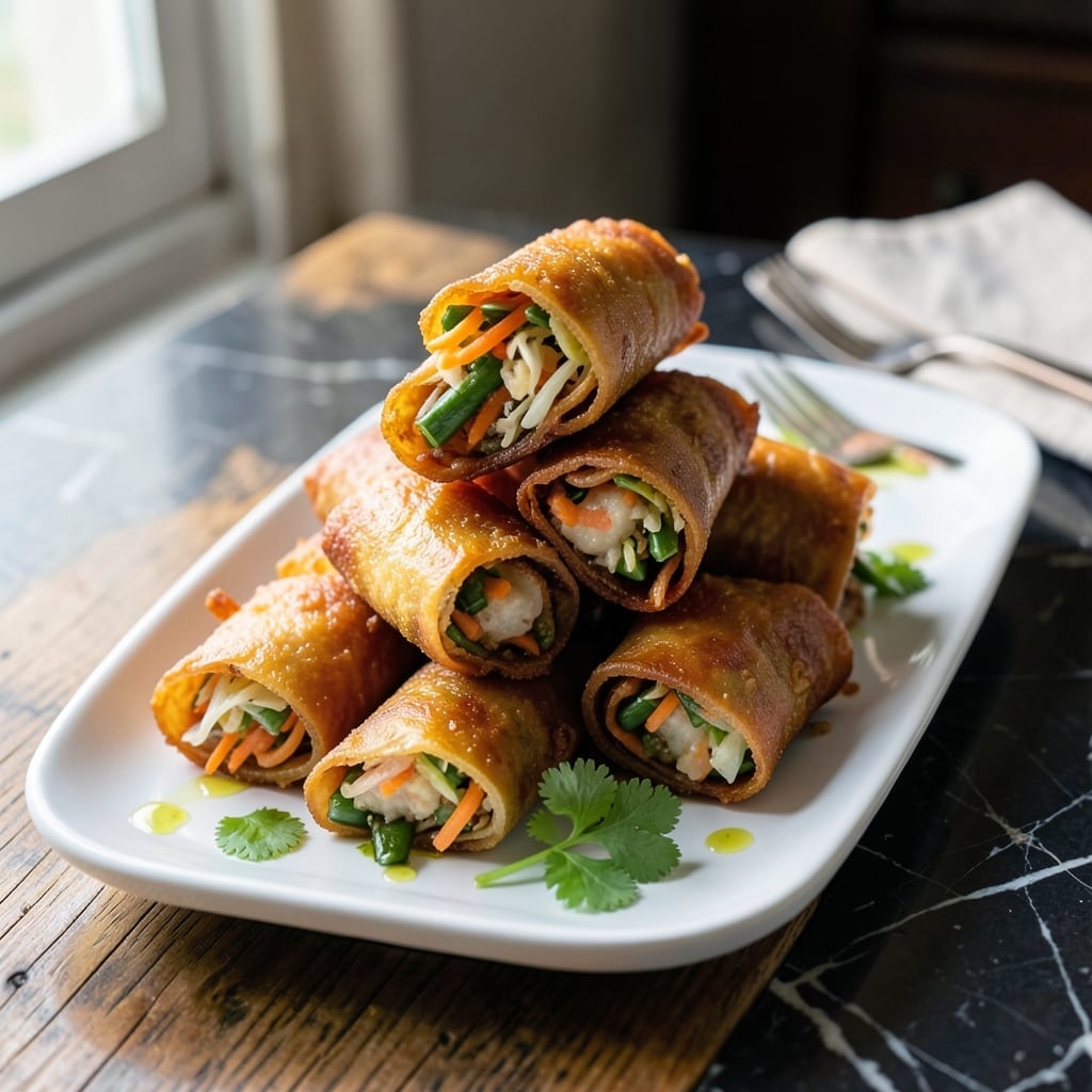 Lumpiang Ubod Recipe Fried: Crispy Spring Roll With Heart of Palm Lumpiang Ubod Recipe Fried: Crispy Spring Roll With Heart of Palm