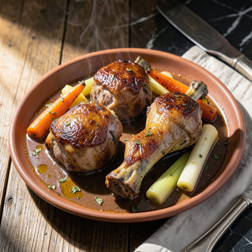 Lamb Shank Recipe Without Wine: Rich Gravy With Garlic and Herbs