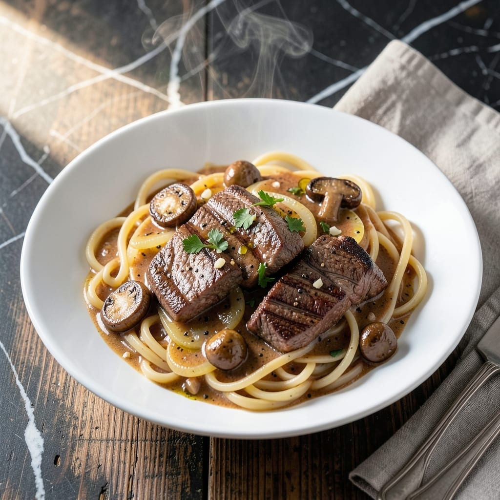 Beef Stroganoff Recipe: Creamy Mushroom Sauce With Tender Beef Beef Stroganoff Recipe: Creamy Mushroom Sauce With Tender Beef