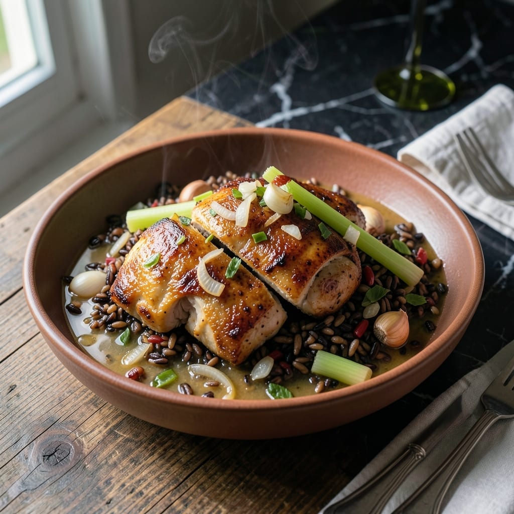Forgotten Chicken Recipe With Wild Rice: Rustic One-Pot Meal