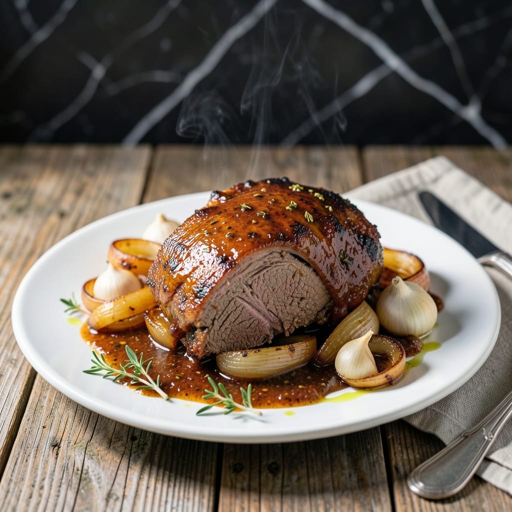Slow Cooker Barbecue Beef Roast Recipe: Hands-Off Melting Tenderness