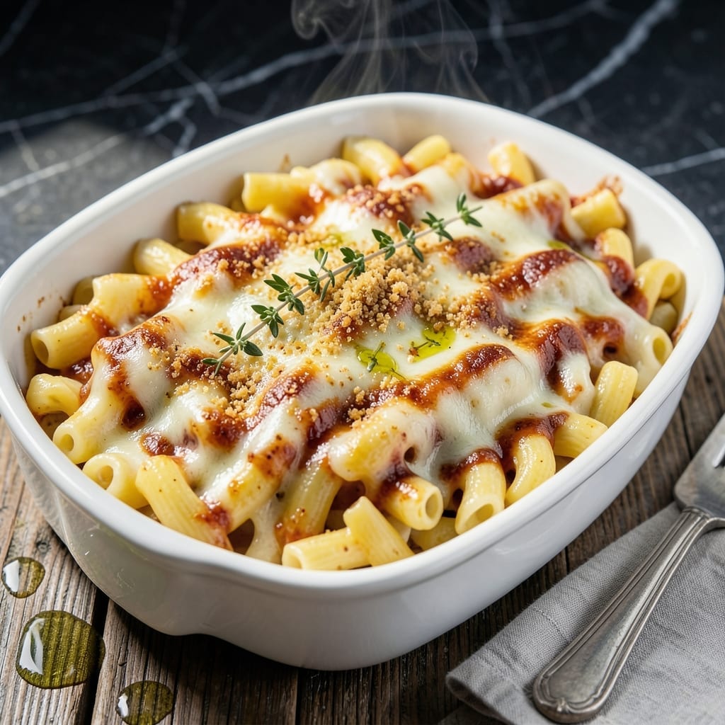 I Need A Recipe For Baked Macaroni And Cheese: Triple Cheese Crust With Breadcrumbs