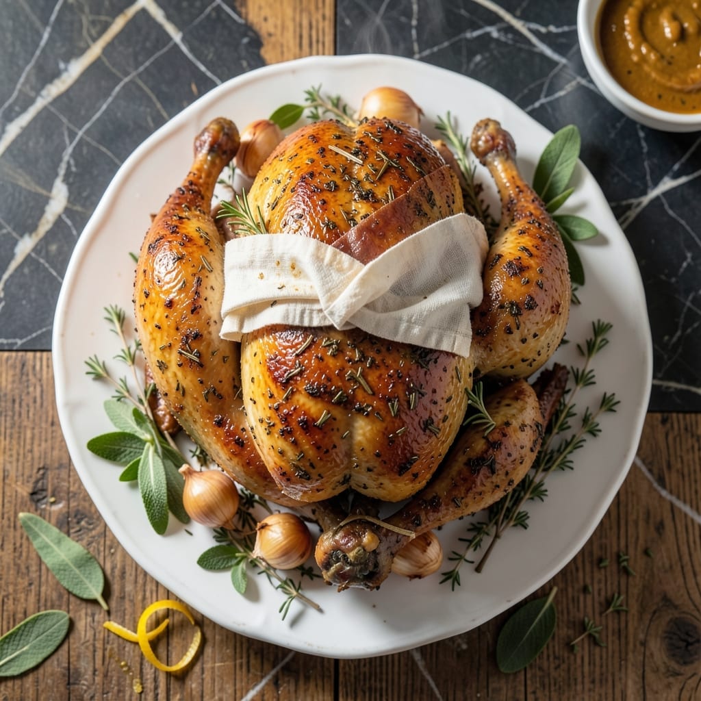 Julia Child Turkey Recipe Cheesecloth: Classic Herb-Roasted Holiday Centerpiece