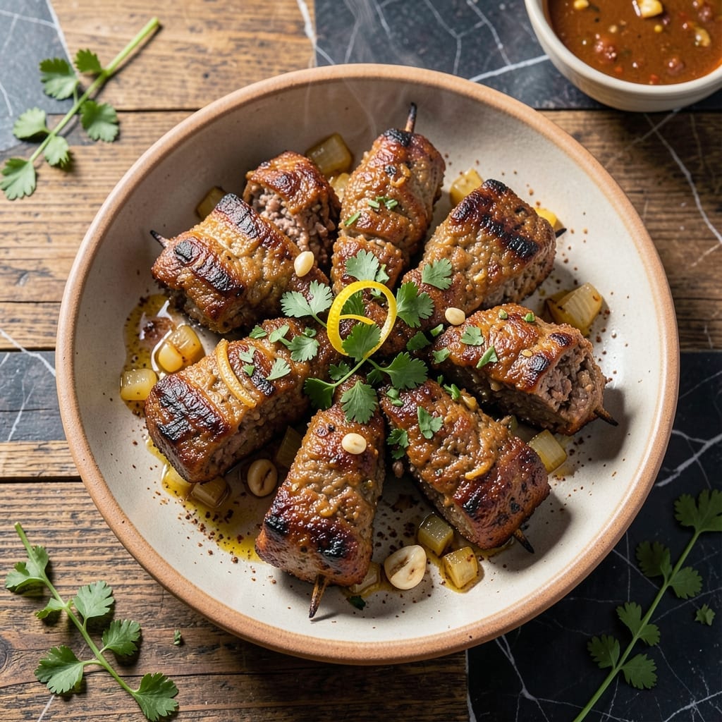Beef Kebab Recipe Ground Beef: Sizzling Middle Eastern Spice Blend
