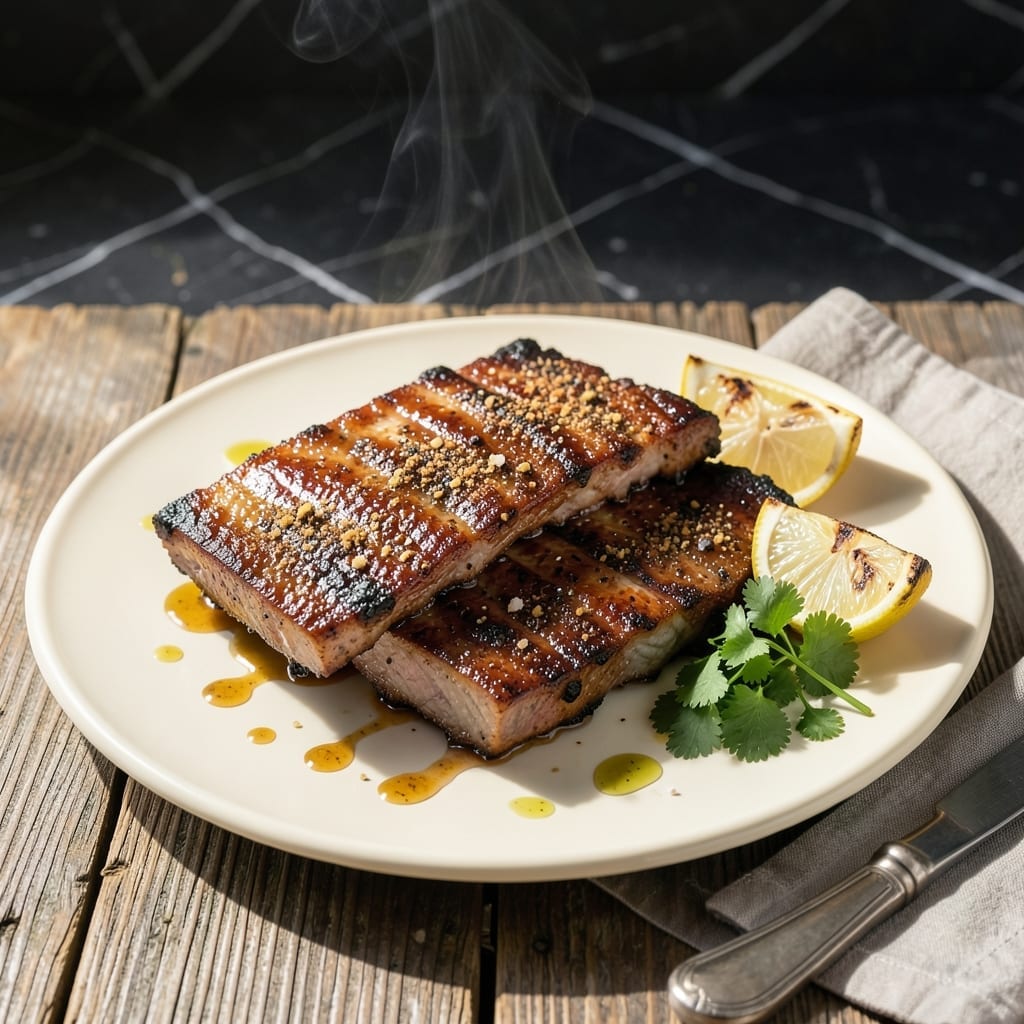 Oven Grilled Pork Ribs Recipe: Dry Rub Infused with Smoky Depth