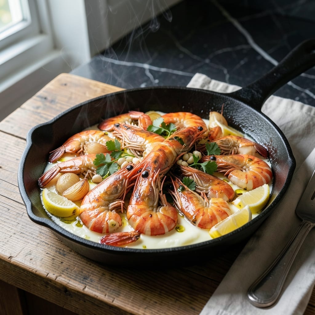Whole Head-On Shrimp Recipe: Garlic Butter Infused Succulence
