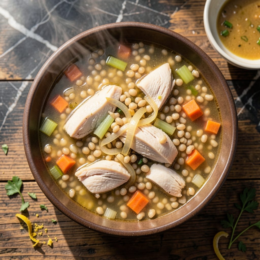 Chicken and Barley Soup Recipe: Hearty Grains and Tender Chicken