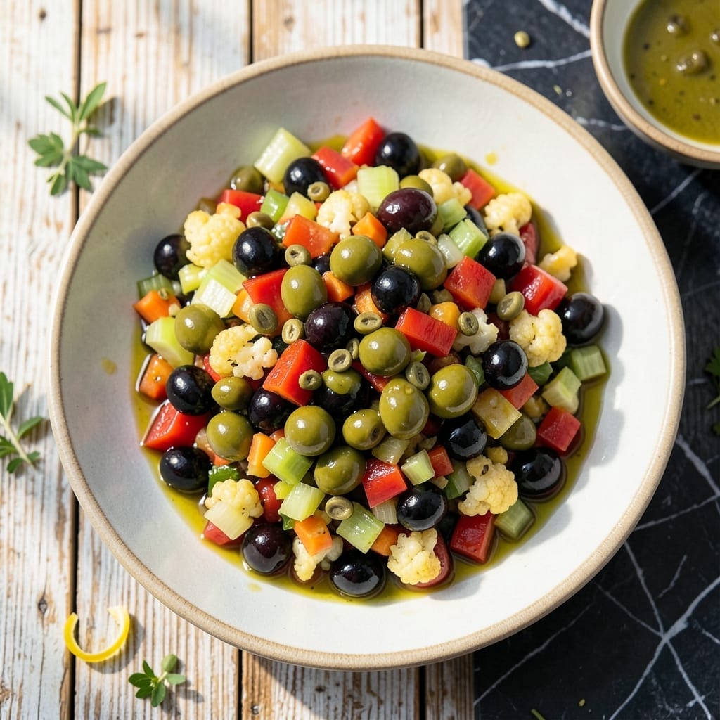 Italian Olive Salad Recipe Muffuletta: Tangy, Briny New Orleans Classic