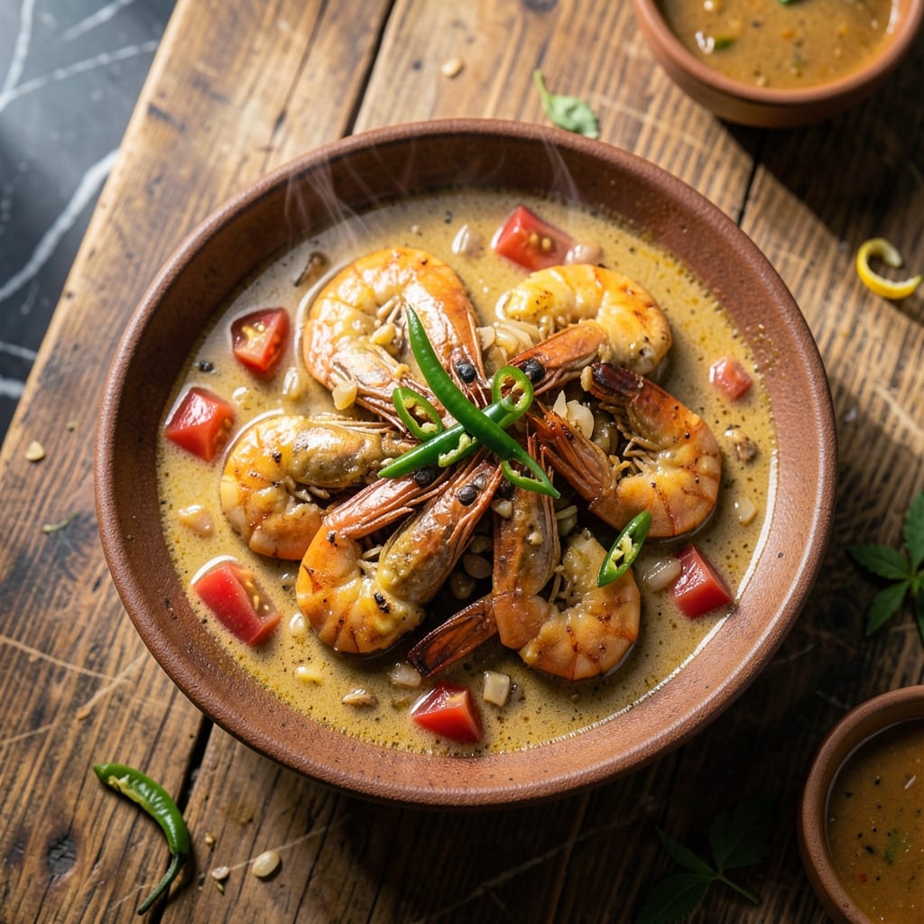 Recipe For Indian Prawn Curry: Spiced Coconut Gravy With Succulent Shrimp