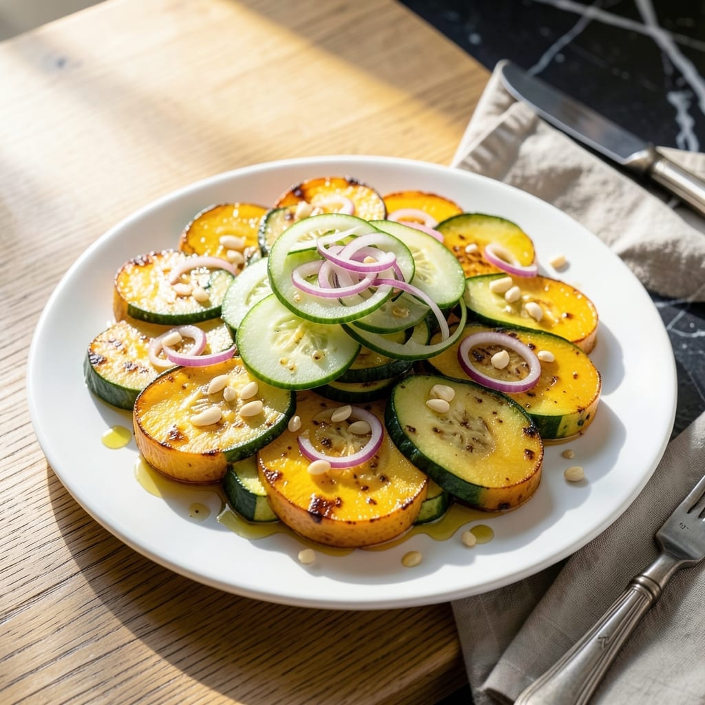 Cucumber Squash Recipe: Summer Garden Medley in One Pan