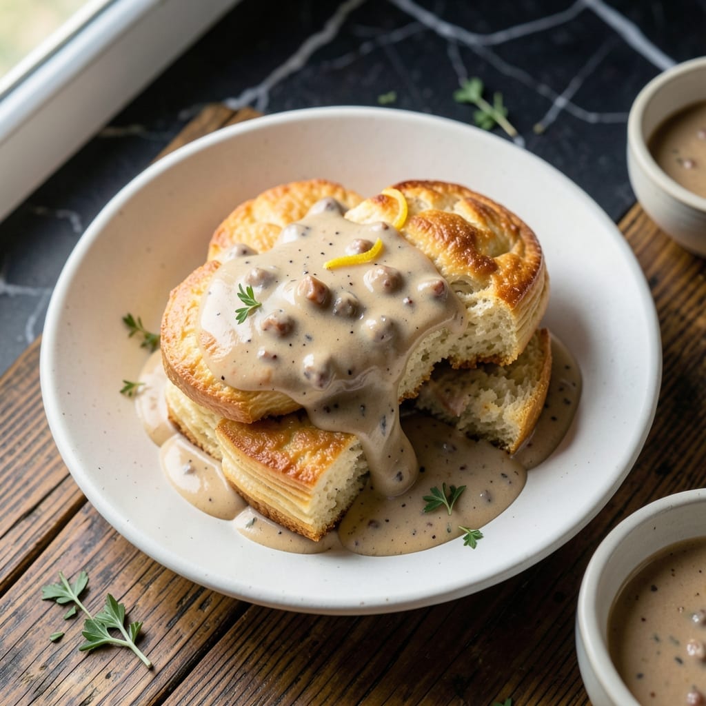 McCormick Biscuits and Gravy Recipe: Fluffy Layers With Rich Sausage Cream
