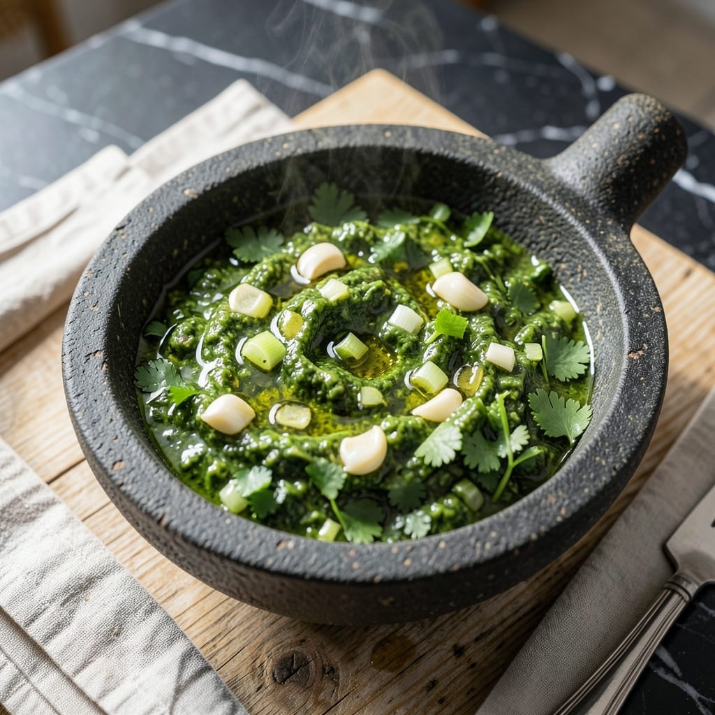 Sophie's Cuban Green Sauce Recipe: Herb-Infused Citrus Zing