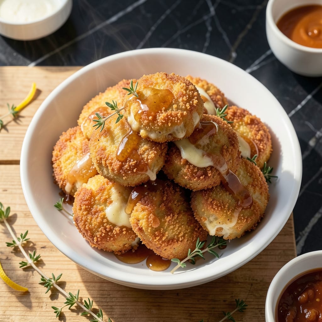 Easy Recipe For Crispy Cheese Fritters: Golden Bites With Melted Centers